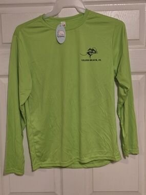 Vilano Beach Performance Long-Sleeve Shirt - Lime Green